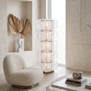 Elias Totem Glass Floor Lamp