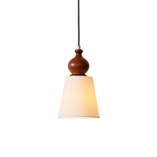Elin Ribbed Ceramics Pendant Lamp