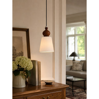 Elin Ribbed Ceramics Pendant Lamp