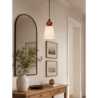 Elin Ribbed Ceramics Pendant Lamp
