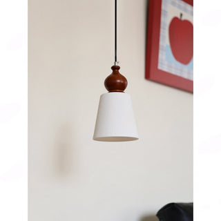 Elin Ribbed Ceramics Pendant Lamp
