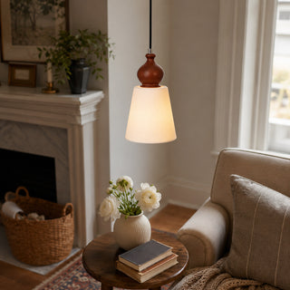 Elin Ribbed Ceramics Pendant Lamp