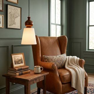 Elin Ribbed Ceramics Pendant Lamp