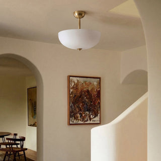 Elinal Frosted Glass Flush Mount
