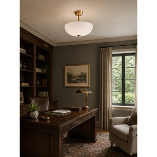 Elinal Frosted Glass Flush Mount