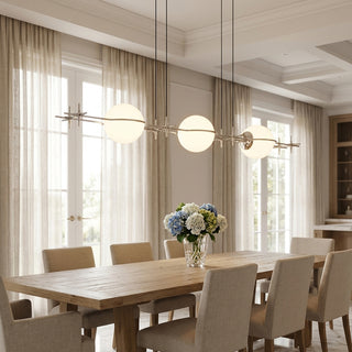 Elio Halosphere Linear Pendant Light
