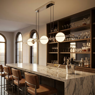 Elio Halosphere Linear Pendant Light
