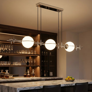 Elio Halosphere Linear Pendant Light