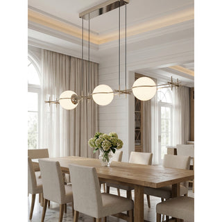 Elio Halosphere Linear Pendant Light