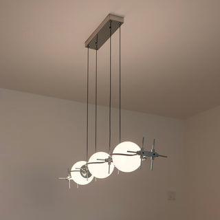 Elio Halosphere Linear Pendant Light
