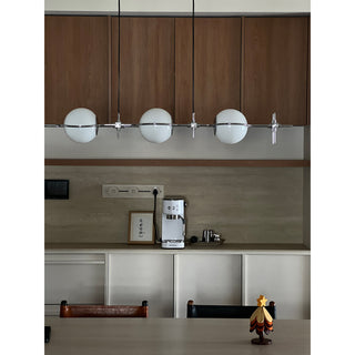 Elio Halosphere Linear Pendant Light