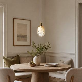 Elixir Wavy Glass Pendant Lamp