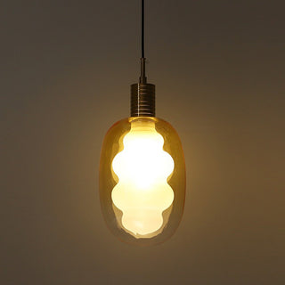 Elixir Wavy Glass Pendant Lamp