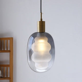 Elixir Wavy Glass Pendant Lamp