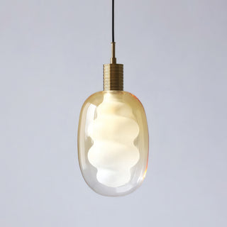 Elixir Wavy Glass Pendant Lamp