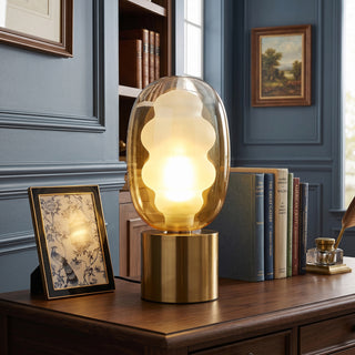 Elixir Wavy Glass Table Lamp