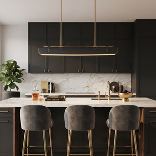 Equest Riveted Leather Pendant Lamp