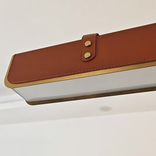 Equest Riveted Leather Pendant Lamp