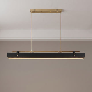 Equest Riveted Leather Pendant Lamp