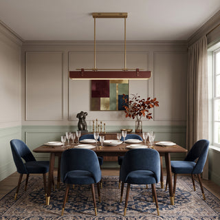 Equest Riveted Leather Pendant Lamp