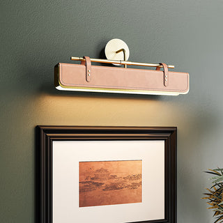 Equest Riveted Leather Sconce