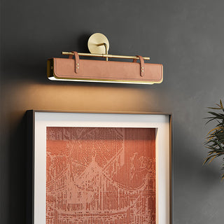 Equest Riveted Leather Sconce