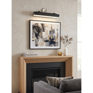 Equest Riveted Leather Sconce