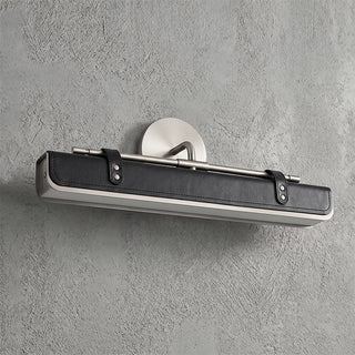 Equest Riveted Leather Sconce