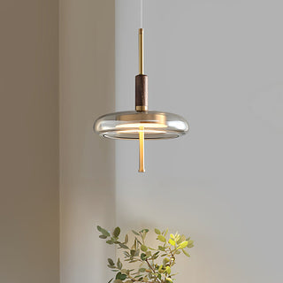 Equinox Glass Disc Pendant Lamp