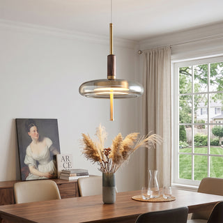 Equinox Glass Disc Pendant Lamp