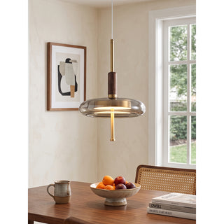 Equinox Glass Disc Pendant Lamp