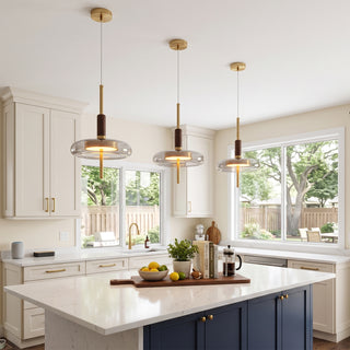 Equinox Glass Disc Pendant Lamp