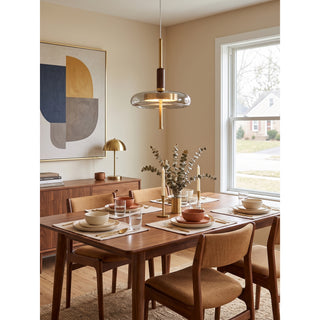 Equinox Glass Disc Pendant Lamp
