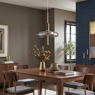 Equinox Glass Disc Pendant Lamp
