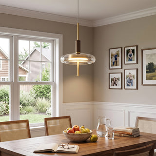 Equinox Glass Disc Pendant Lamp