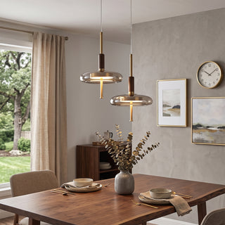 Equinox Glass Disc Pendant Lamp