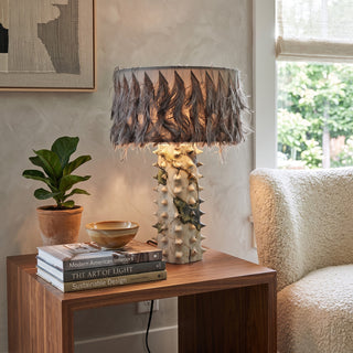 Esme Marble Totem Table Lamp