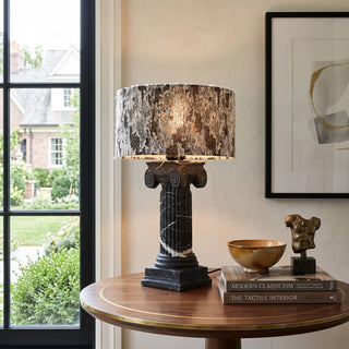 Esme Marble Totem Table Lamp