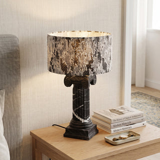 Esme Marble Totem Table Lamp