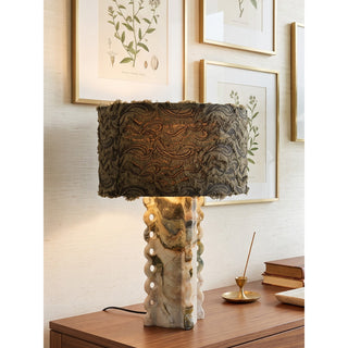 Esme Marble Totem Table Lamp