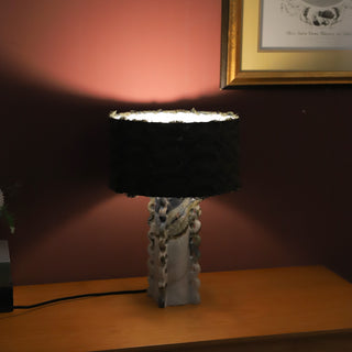 Esme Marble Totem Table Lamp