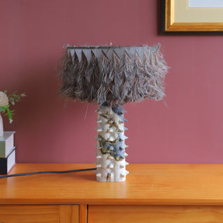 Esme Marble Totem Table Lamp
