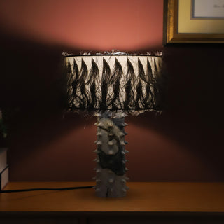 Esme Marble Totem Table Lamp