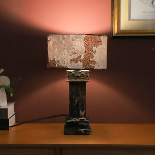 Esme Marble Totem Table Lamp
