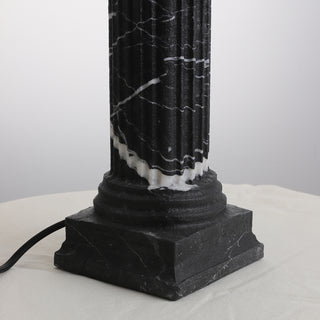Esme Marble Totem Table Lamp