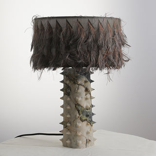Esme Marble Totem Table Lamp