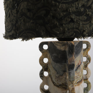 Esme Marble Totem Table Lamp
