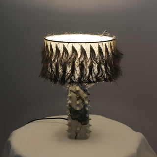 Esme Marble Totem Table Lamp