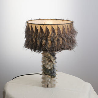 Esme Marble Totem Table Lamp