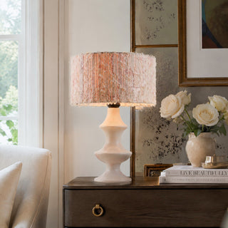 Esme Marble Totem Table Lamp